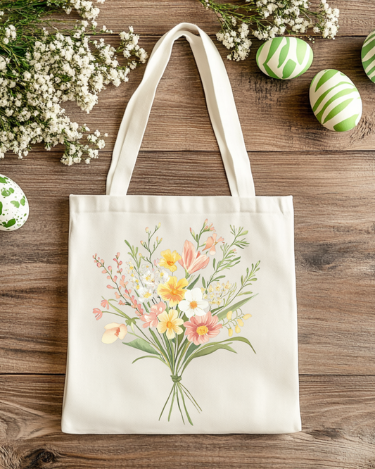 Easter Bloom Tote Bag