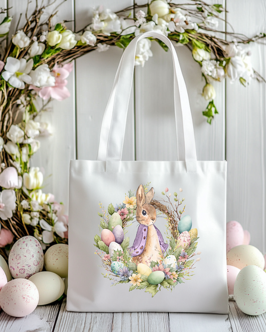 Purple Peter Rabbit Tote Bag