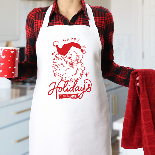 Happy Holidays Apron