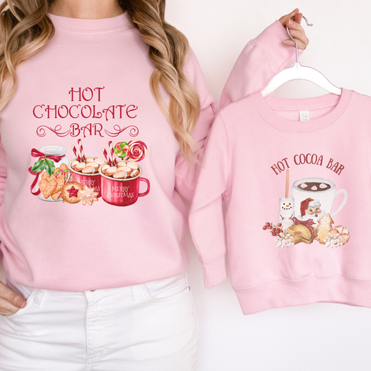 Hot Chocolate & Cocoa Bar Mummy & Me Sweatshirts