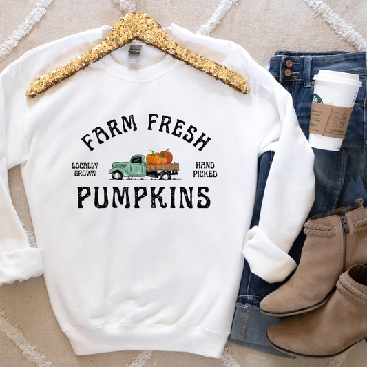 Farm Fresh Pumpkins Sweatshirt