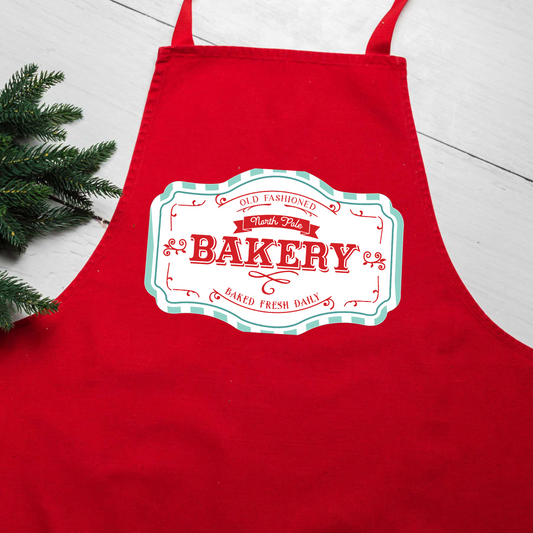 Old Fashioned North Pole Bakery Apron