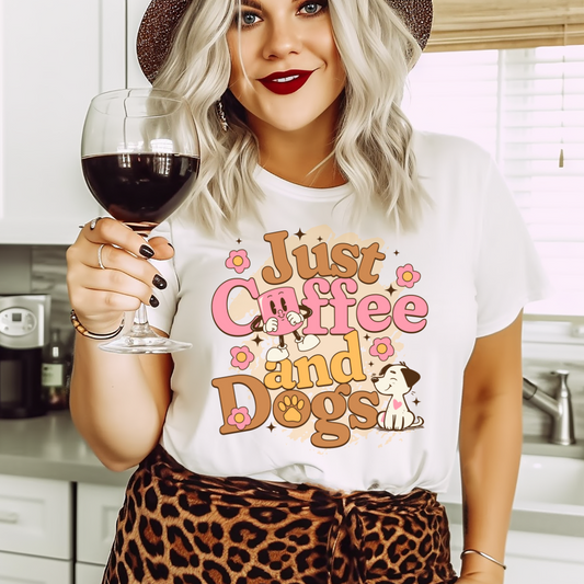 Just Coffee & Dogs T-shirt
